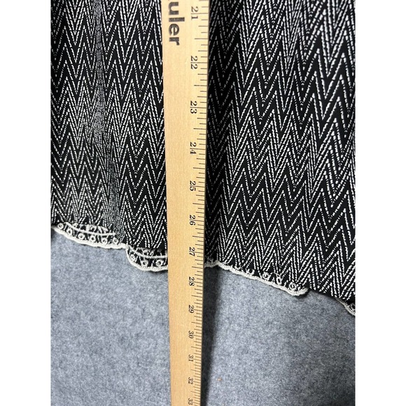 Maurices Blouse Women Extra Large Black V Neck Short Sleeve Flutter Sleeve Boho - Picture 8 of 9